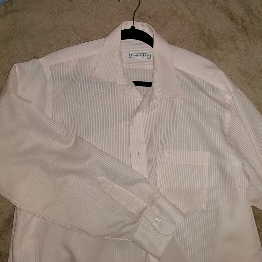 Christian Dior long sleeve button down size Lrg